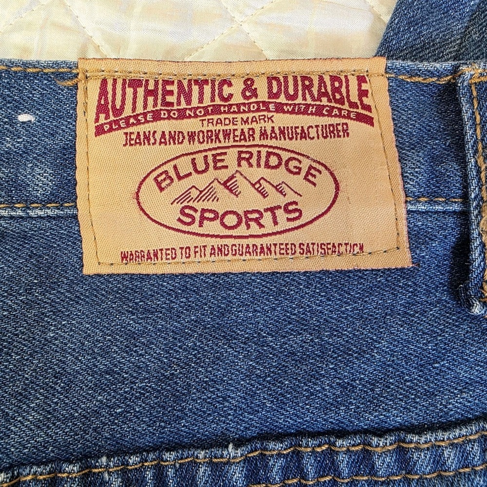 New Blue Ridge By Wrangler‎ Jeans Mens 48X32 Straight Leg Regular Fit Work - Picture 10 of 12
